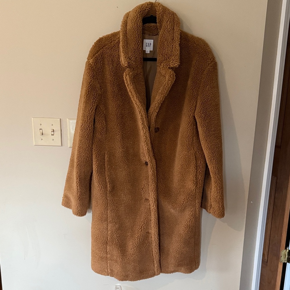 GAP Women's Brown Teddy Jacket - never worn!
